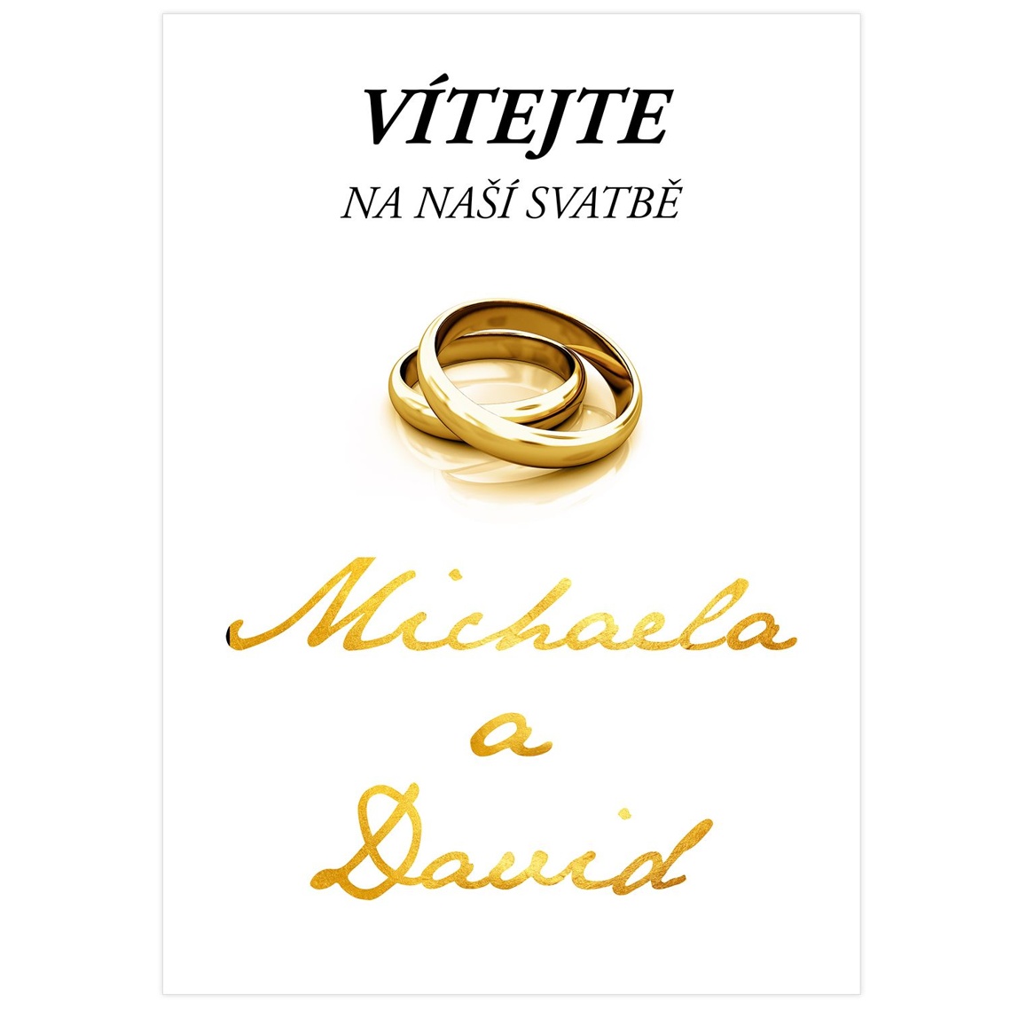 Vítacia ceduľa 54 – ukážka produktu