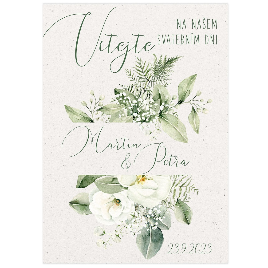 Vítací cedule 296 jako vítací cedule na svatbu
