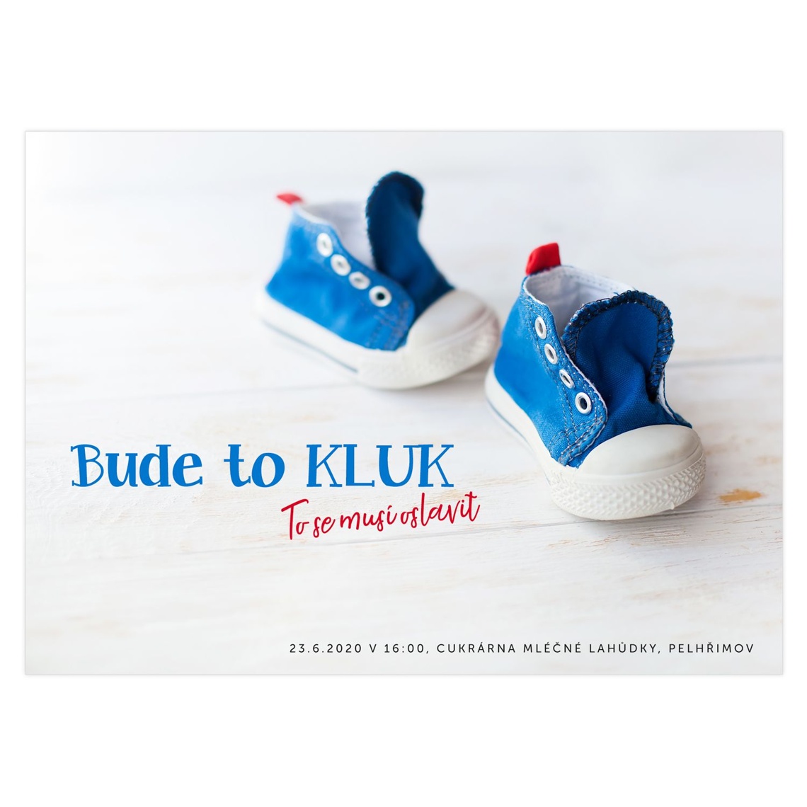Pozvánka na Baby shower 1 – ukážka produktu