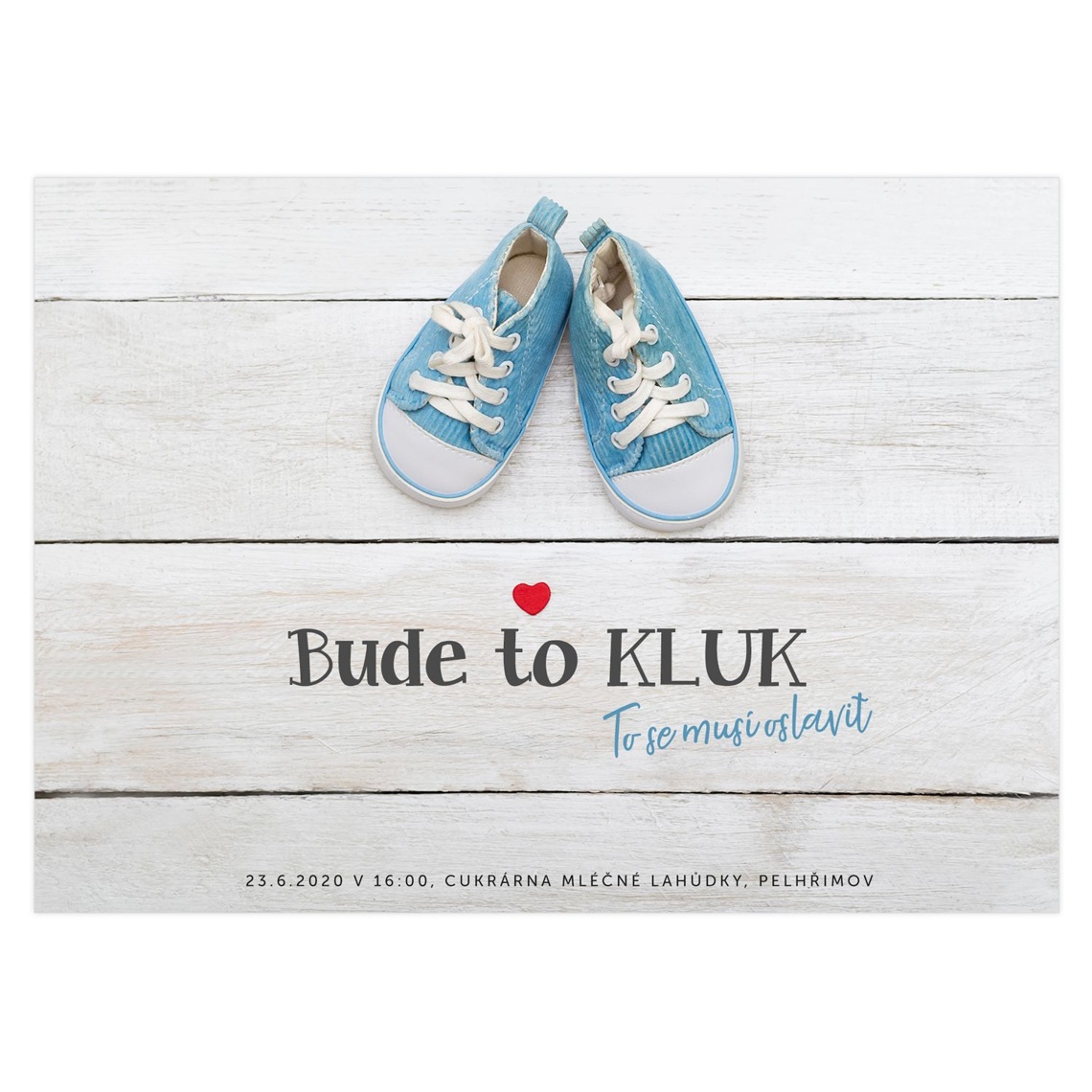Pozvánka na Baby shower 2 – ukážka produktu