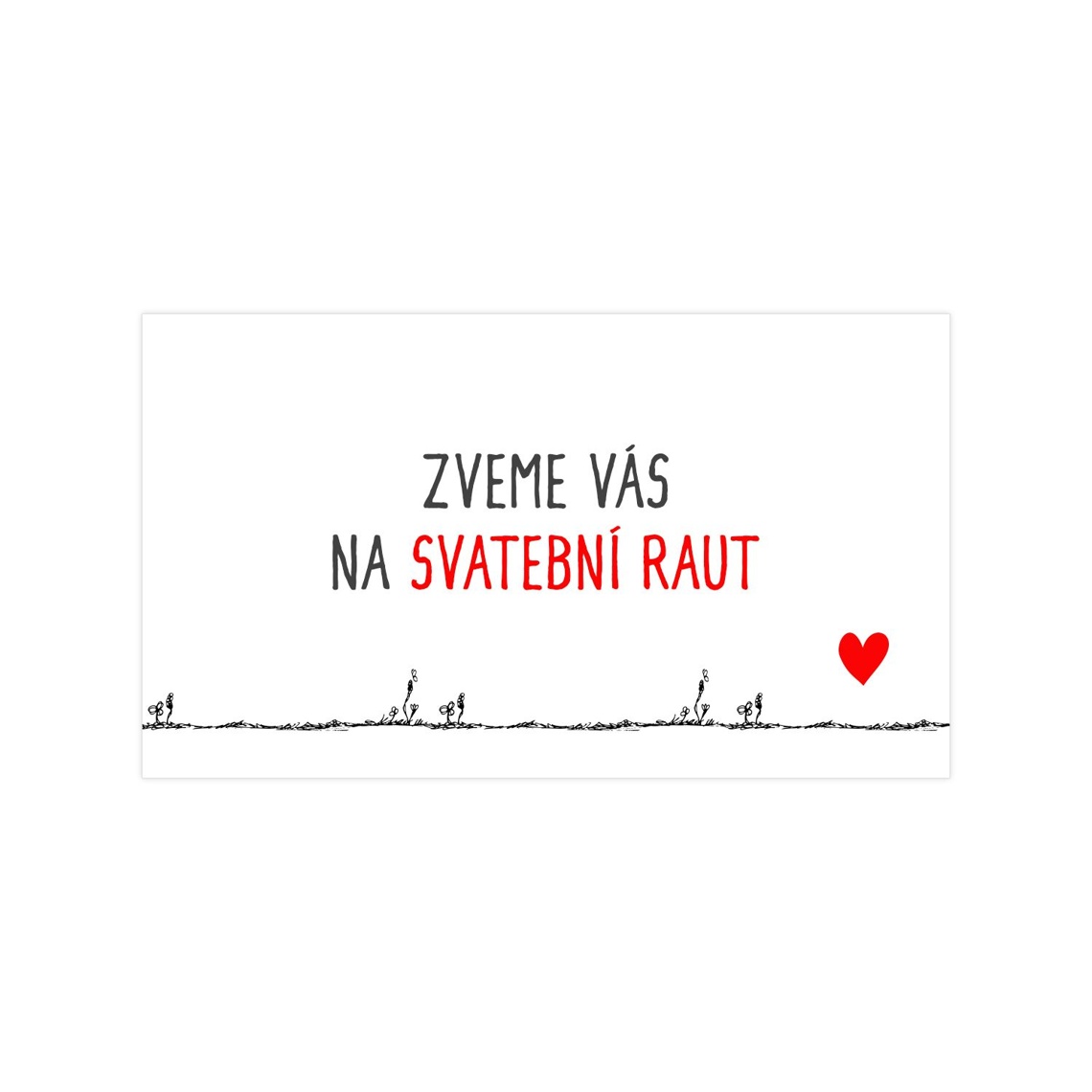 Pozvánka na raut 220 jako pozvánka na svatební raut