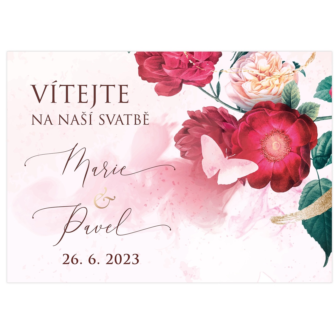 Vítacia ceduľa 266 – ukážka z kolekcie