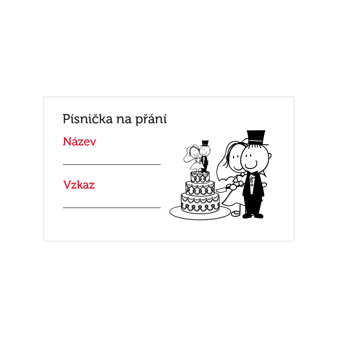 Kartička pre DJ 25 – ukážka produktu