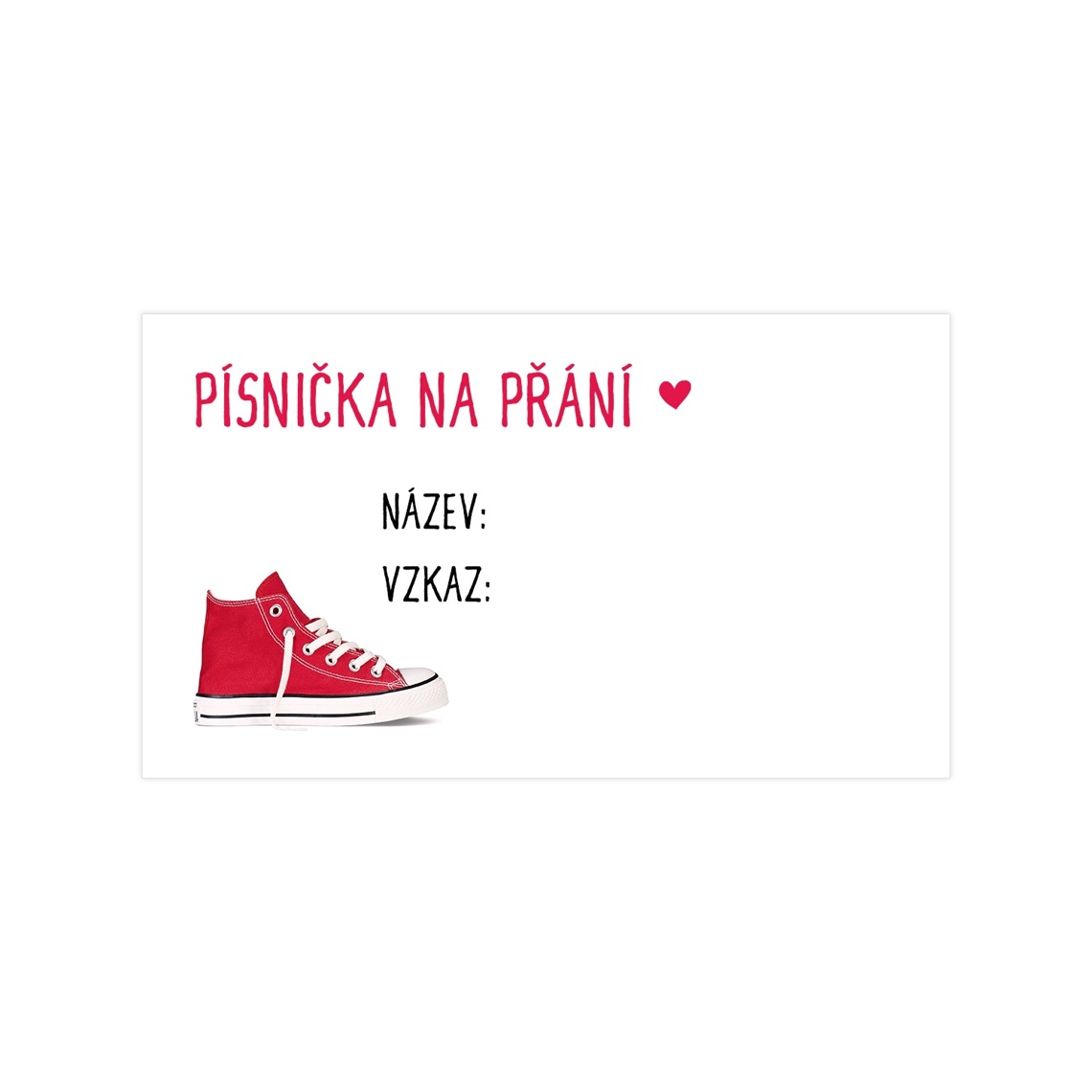 Kartička pro DJ 195 připravené pro kartička pro DJ