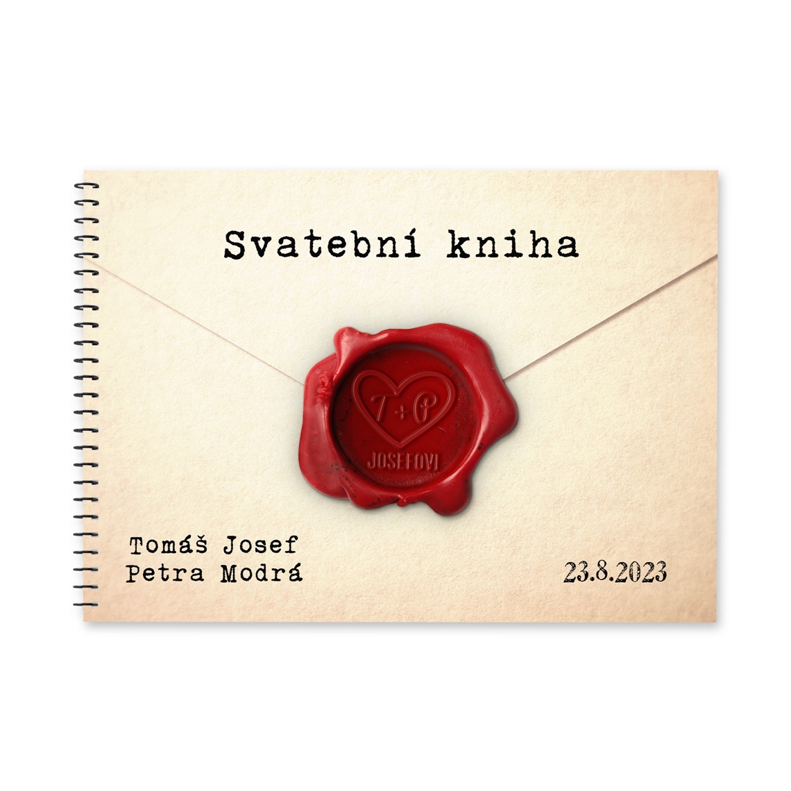 Svatební kniha 17 - svatební kniha hostů pro vzkazy