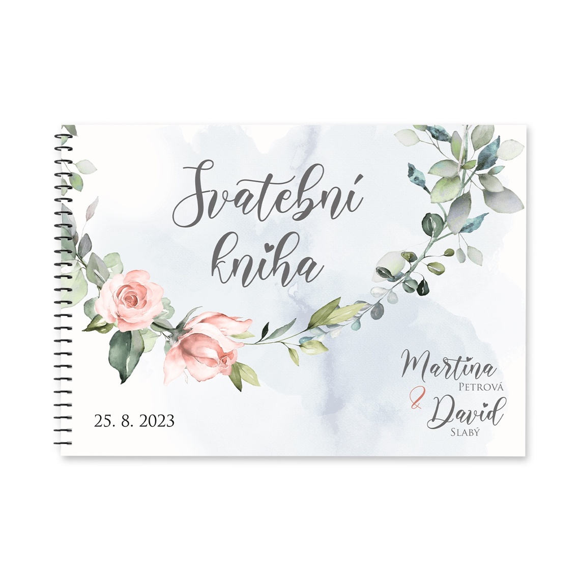 Svatební kniha 247 jako svatební kniha hostů pro vzkazy