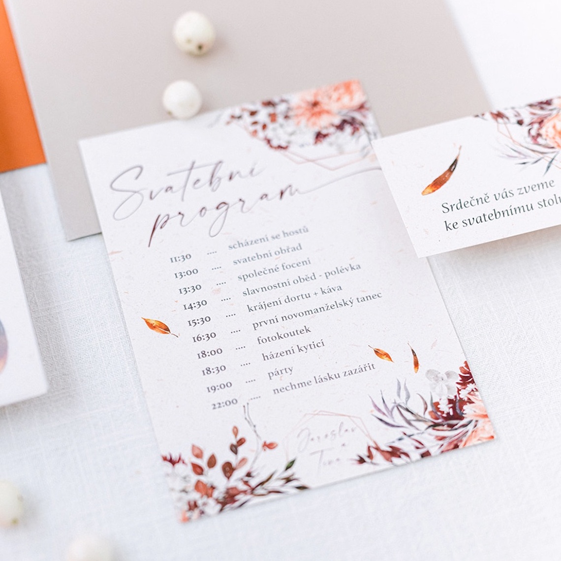 Detail produktu Svatební harmonogram 249 pro svatební harmonogram
