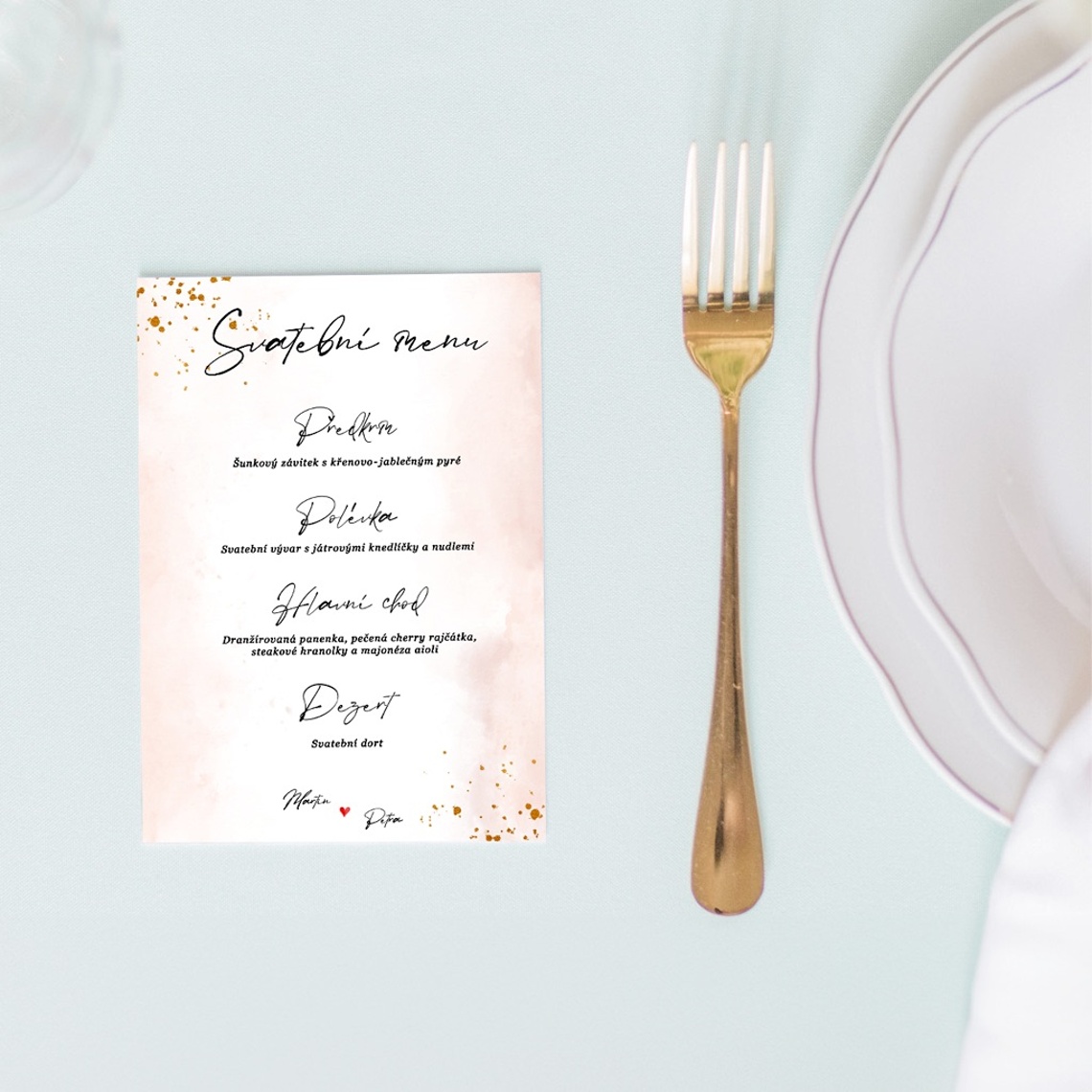 Svadobné menu 290 – ukážka z kolekcie