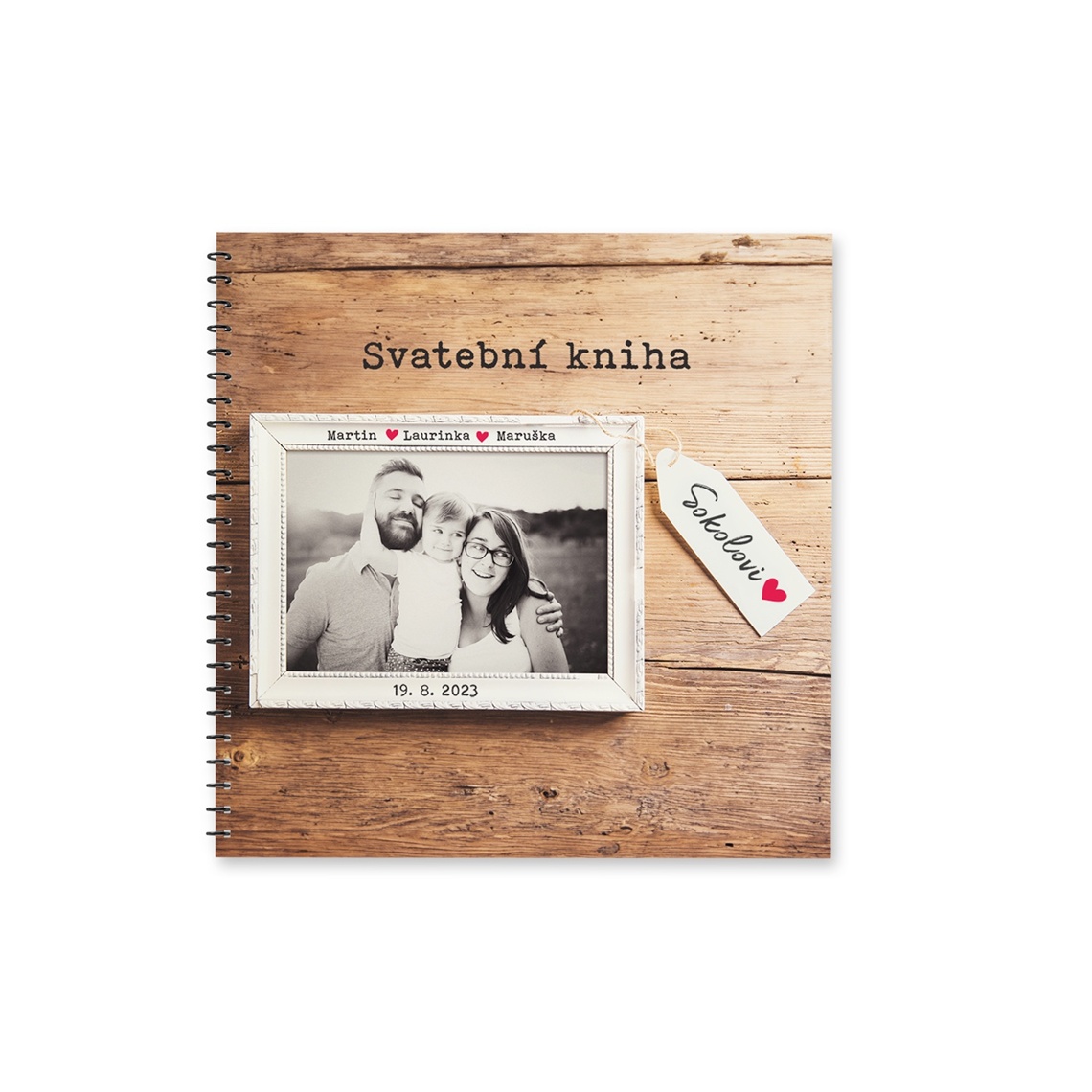Svatební kniha 191 jako součást sladěné kolekce