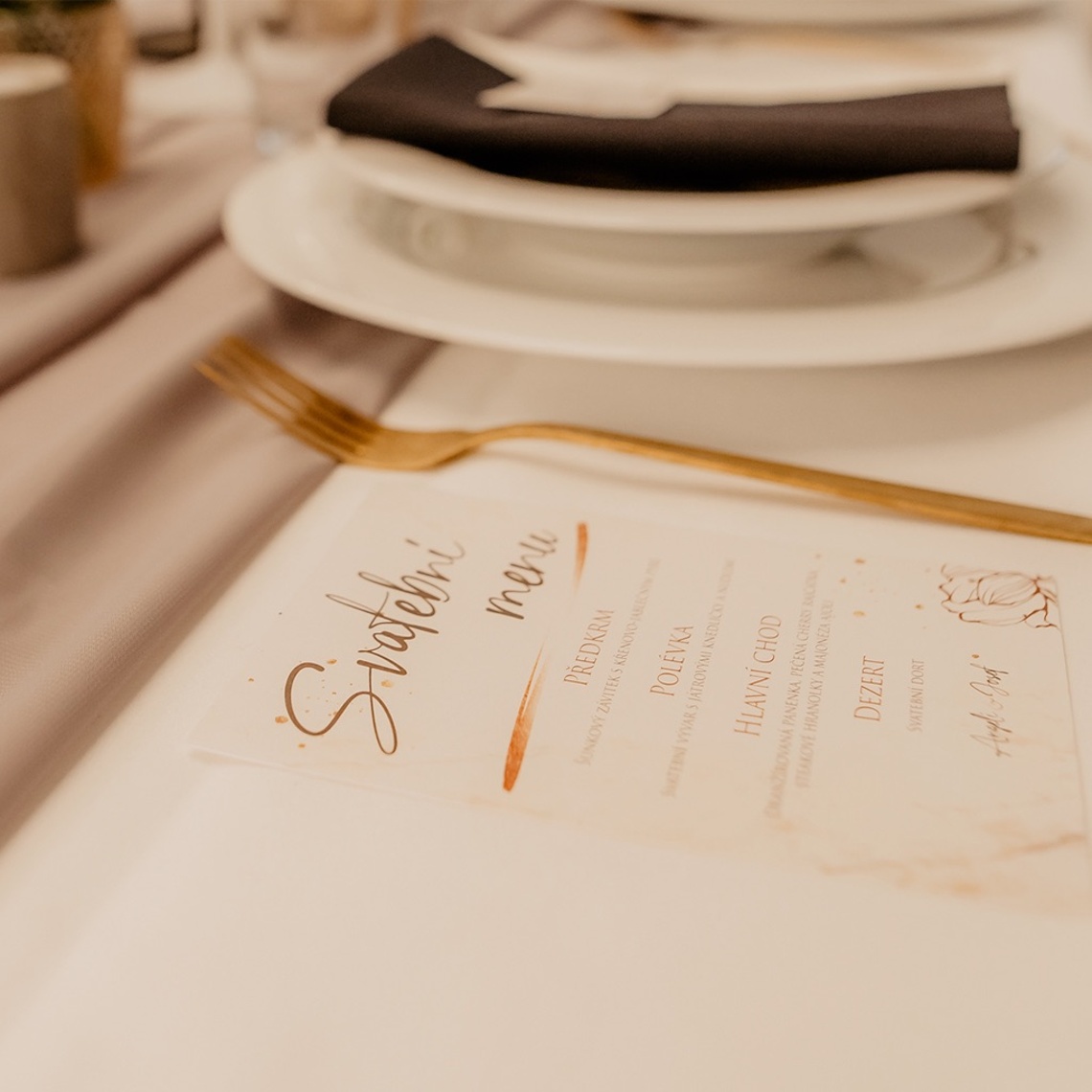 Detail produktu Svatební menu 318 pro svatební menu