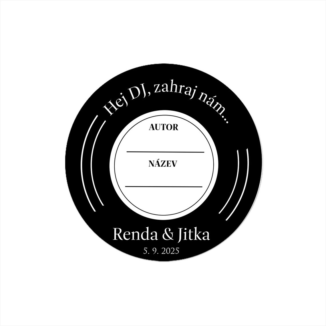 Kartička pre DJ 314 – ukážka produktu