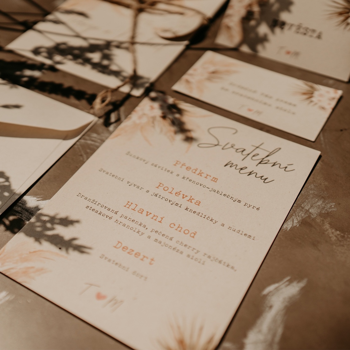 Detail produktu Svatební menu 256 pro svatební menu