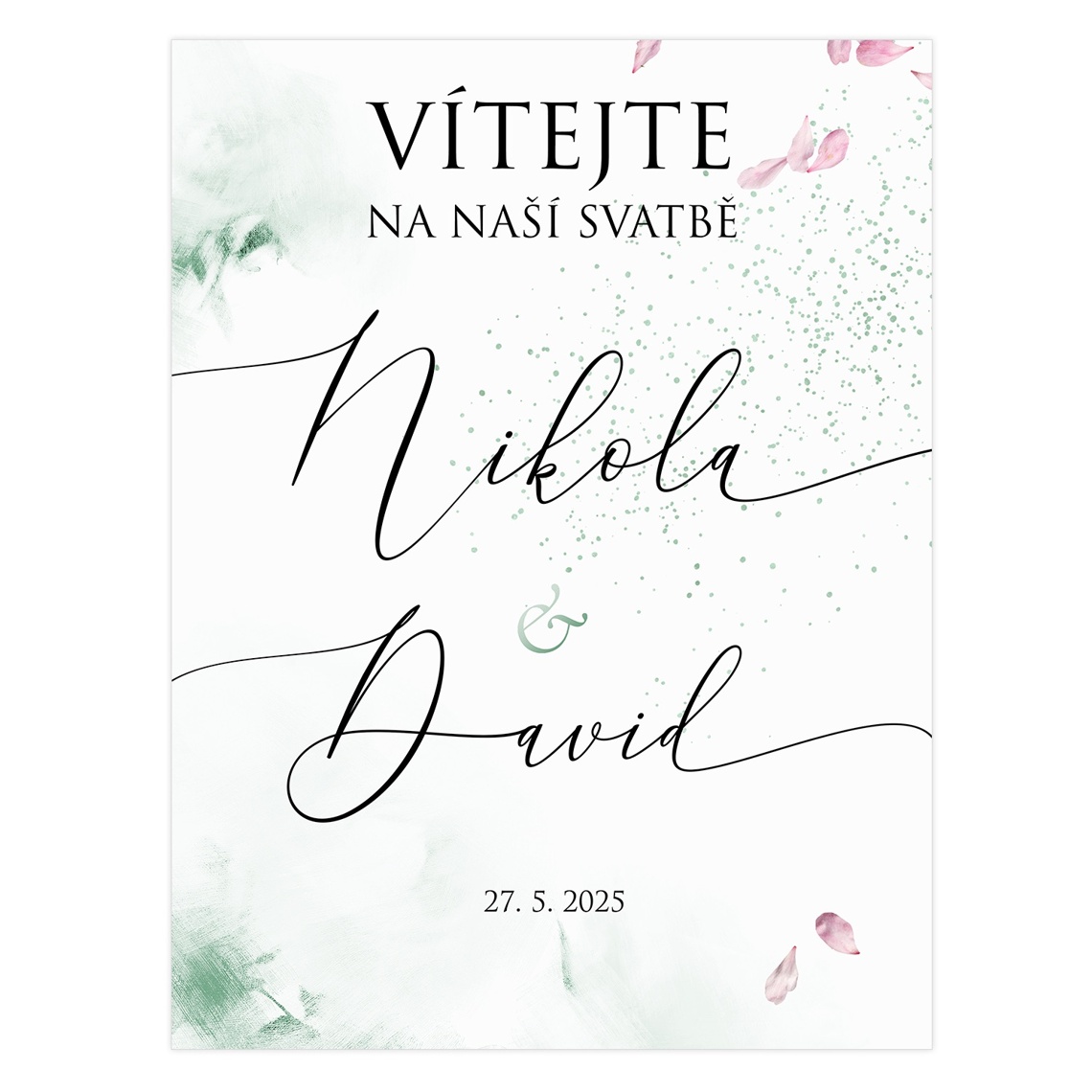 Vítacia ceduľa 340 – ukážka produktu