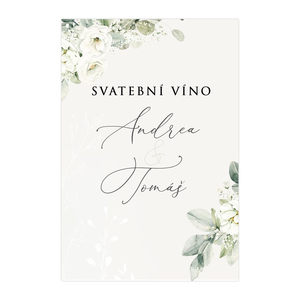 Etiketa na svatební víno 337 připravené pro etiketa na svatební víno
