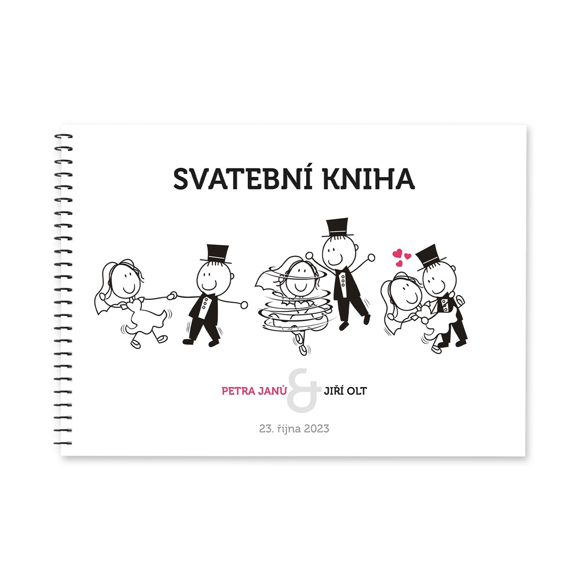 Svatební kniha 25 připravené pro svatební kniha hostů