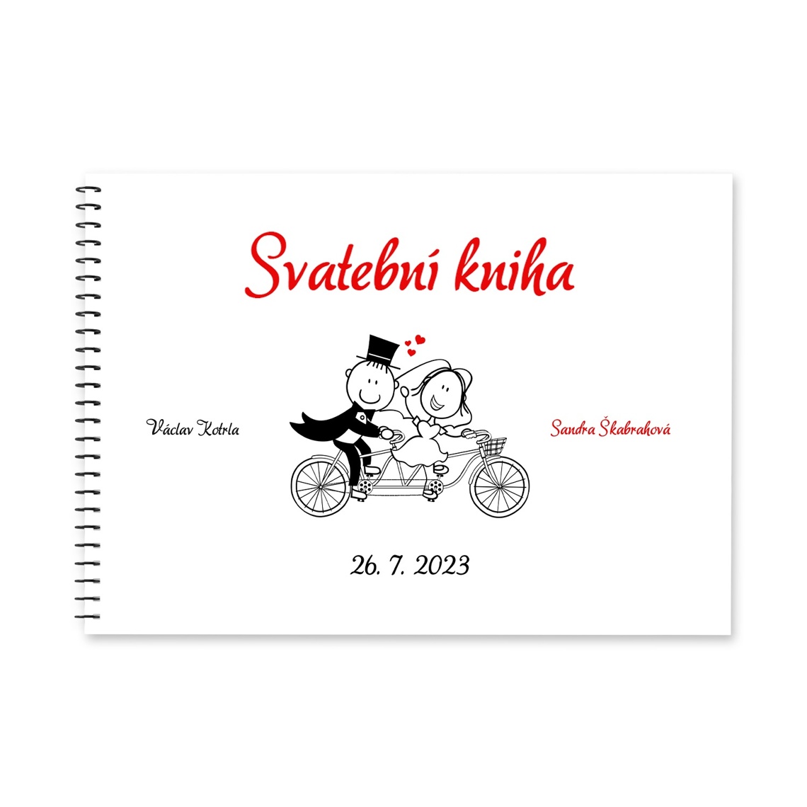 Svatební kniha 211 - svatební kniha hostů pro vzkazy