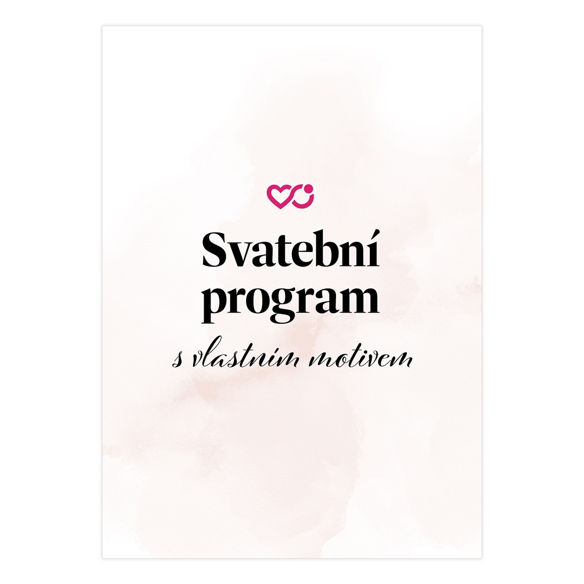 Svadobný harmonogram s vlastným motívom 1 – ukážka produktu