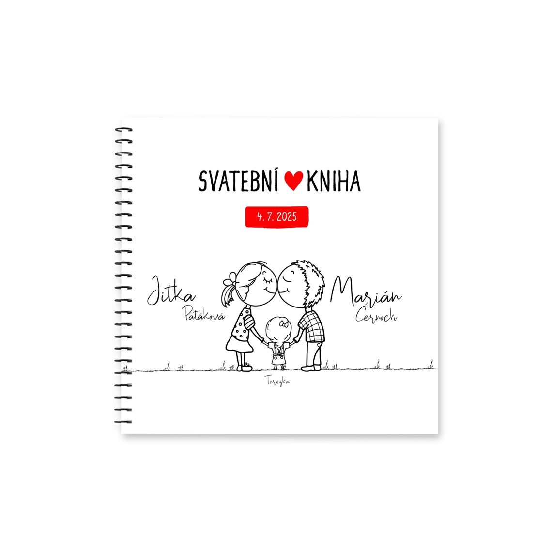 Detail produktu Svatební kniha 220 pro svatební kniha hostů