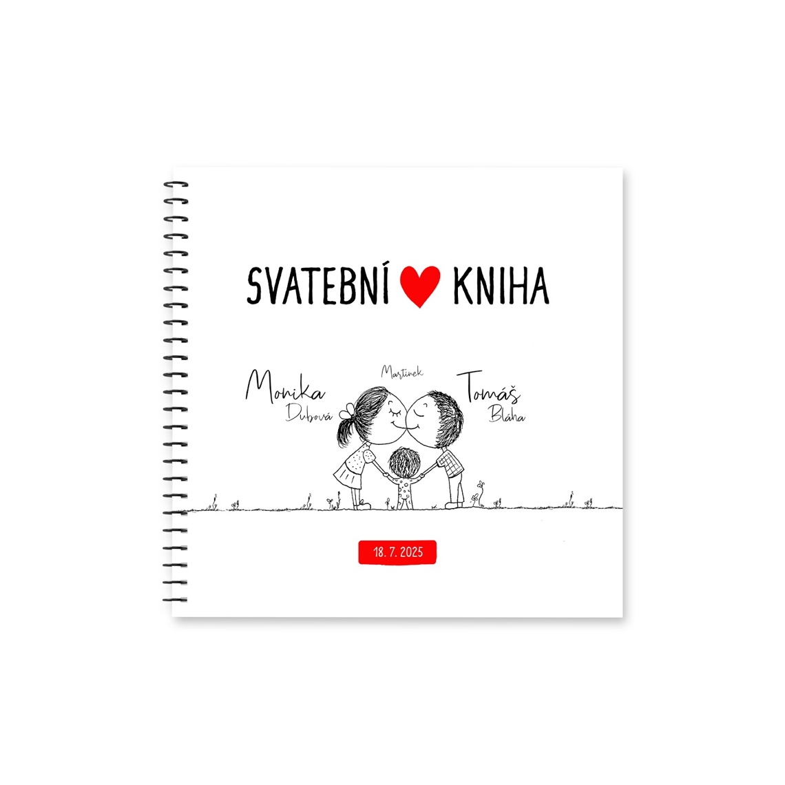 Svatební kniha 197 jako součást sladěné kolekce
