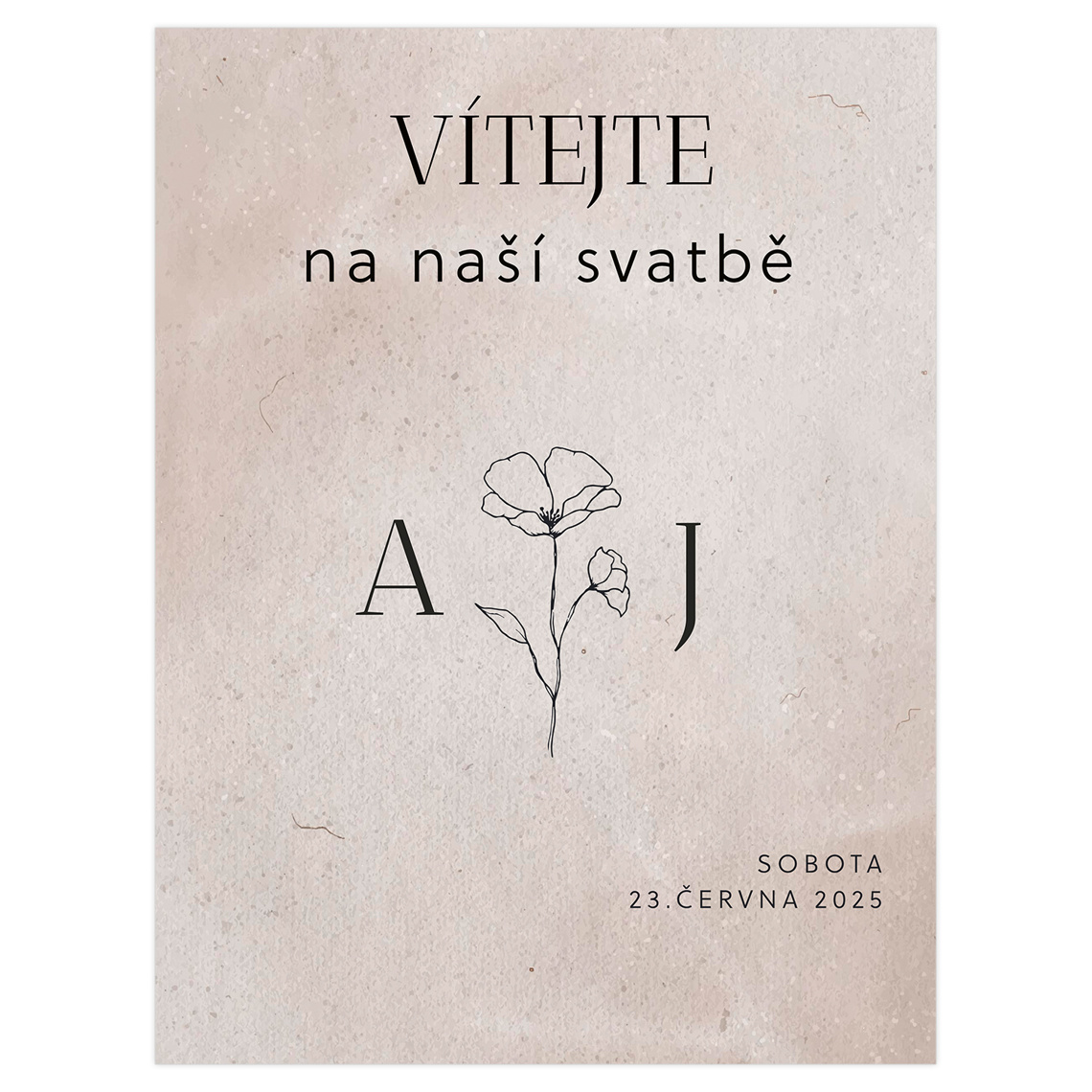 Vítacia ceduľa 346 – ukážka produktu