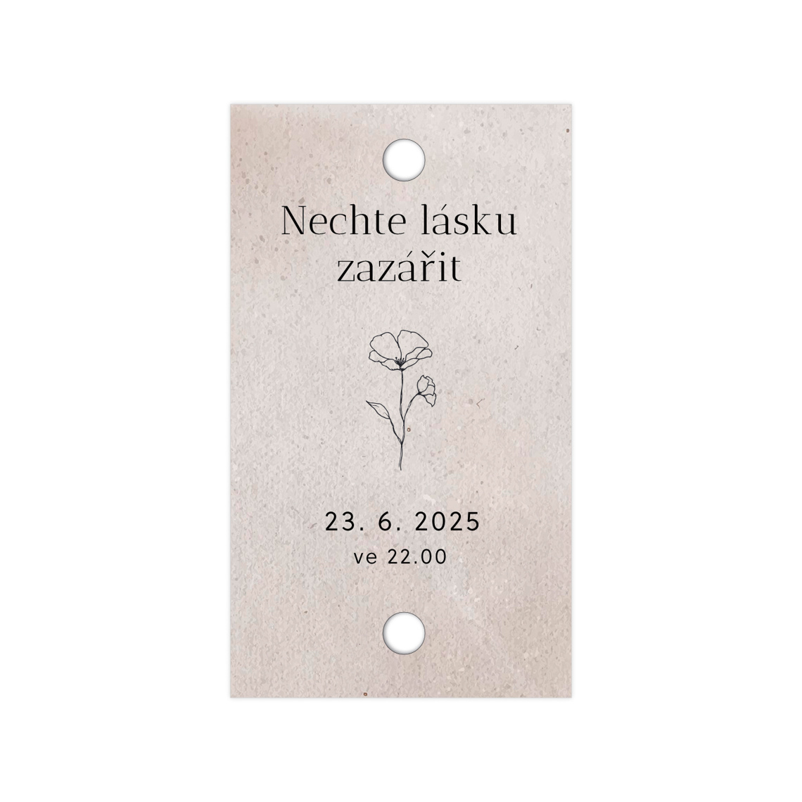 Kartička na prskavku 346 – ukážka produktu