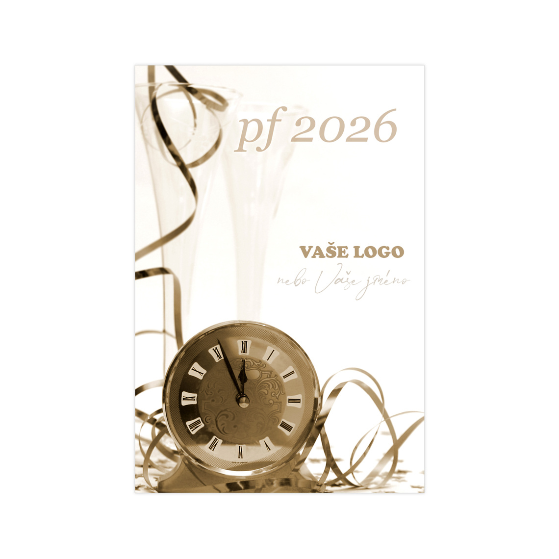 Vianočná etiketa na víno 116 – ukážka produktu