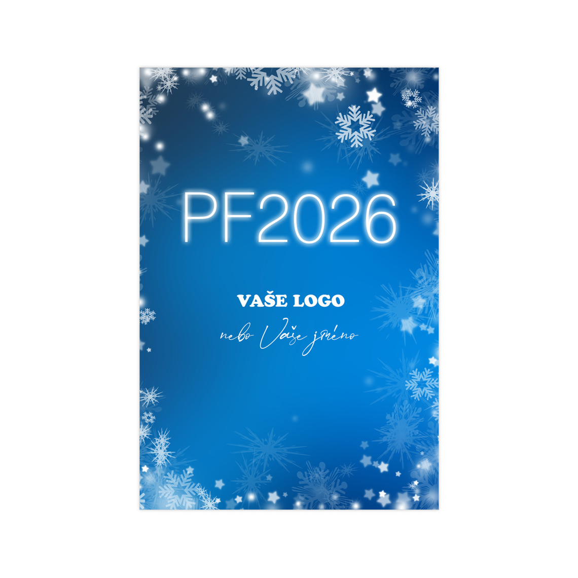 Vianočná etiketa na víno 125 – ukážka produktu