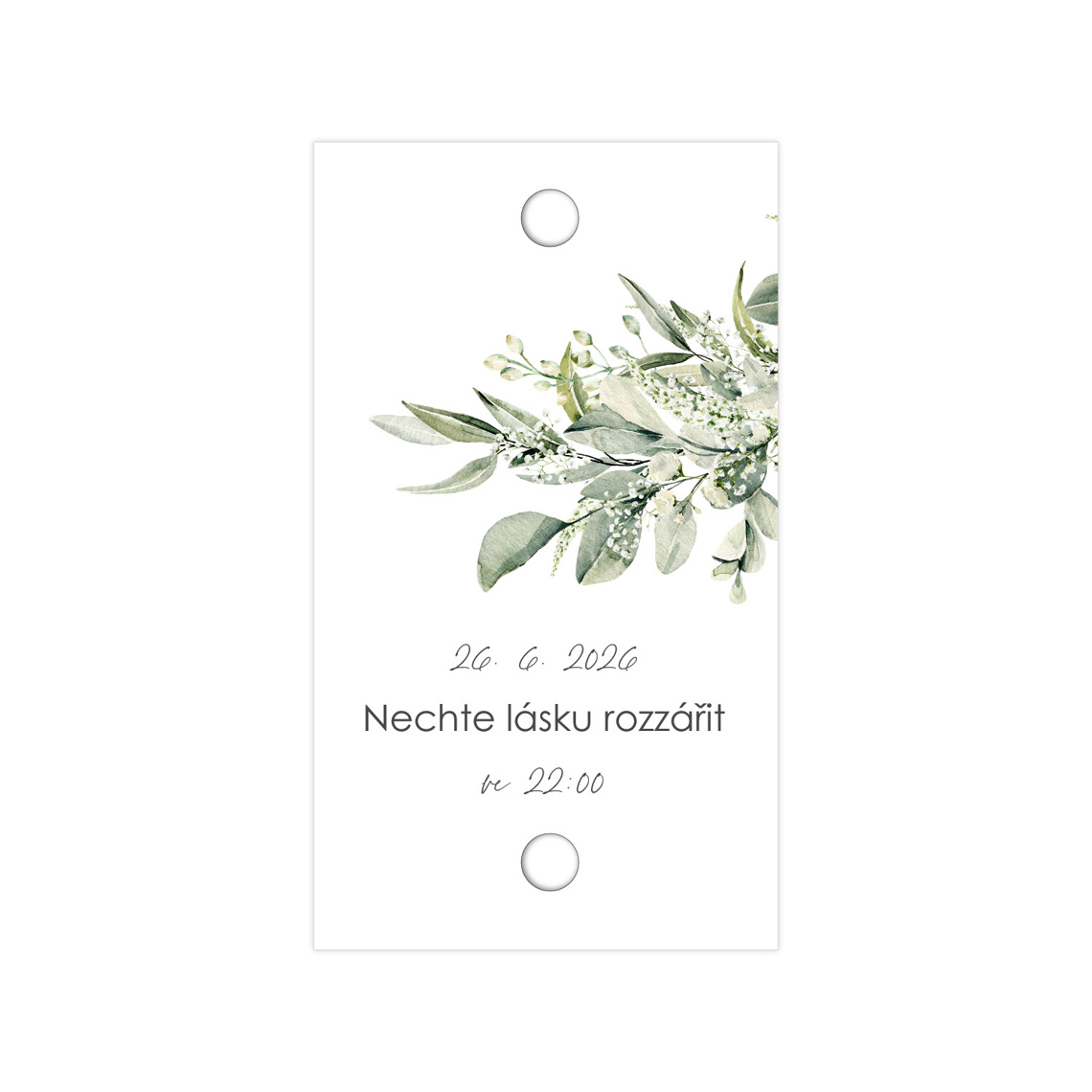 Kartička na prskavku 353 – ukážka produktu