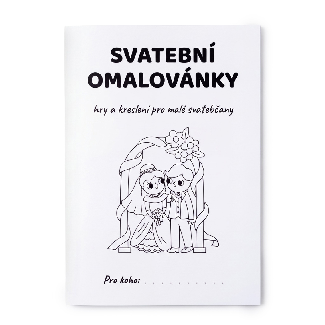 Svatební omalovánky pro děti